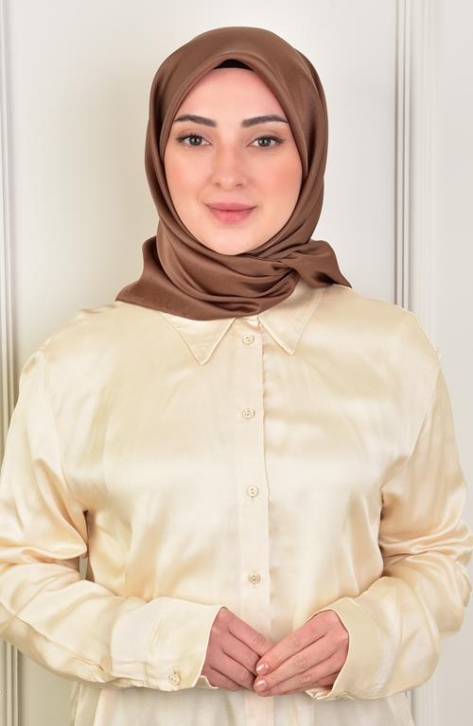 BURDEN İPEK - Kobe Scarf Brown
