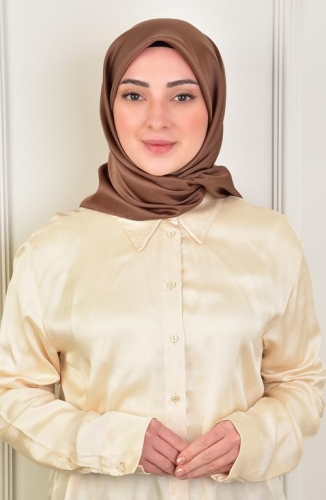 BURDEN İPEK - Kobe Scarf Brown BURDEN İPEK - Kobe Scarf Brown