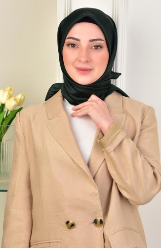 BURDEN İPEK - Kobe Scarf Emerald BURDEN İPEK - Kobe Scarf Emerald