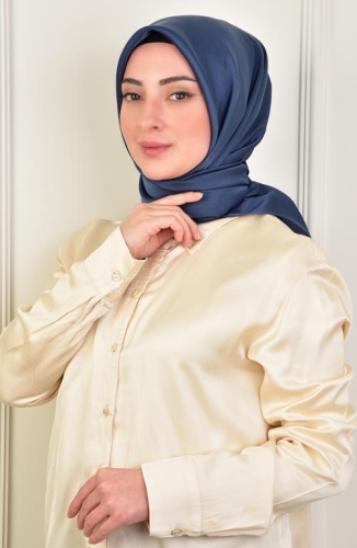 BURDEN İPEK - Kobe Scarf Indigo BURDEN İPEK - Kobe Scarf Indigo