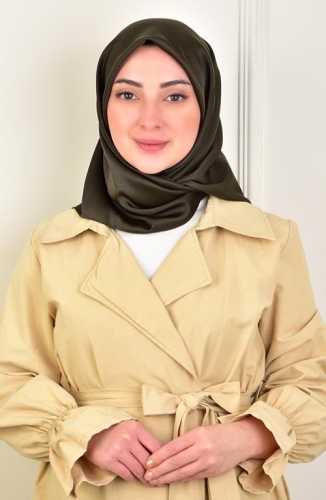 BURDEN İPEK - Kobe Scarf Khaki BURDEN İPEK - Kobe Scarf Khaki