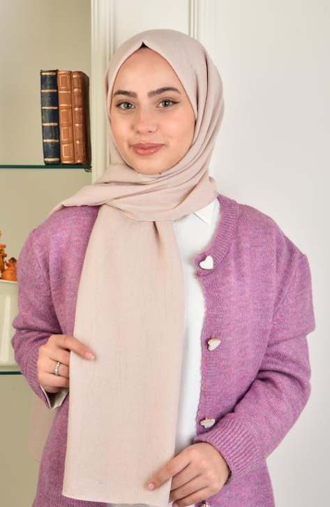 BURDEN İPEK - Lara Shawl BISCUIT BEIGE 1284