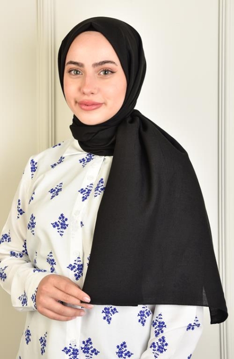 BURDEN İPEK - Lara Shawl Black