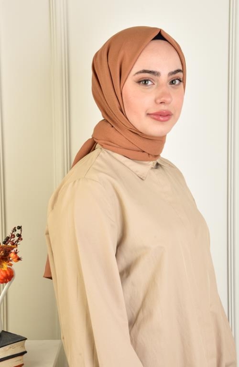BURDEN İPEK - Lara Shawl Cinnamon