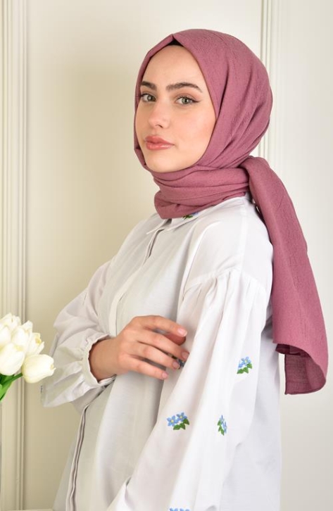 BURDEN İPEK - Lara Shawl Dried Rose