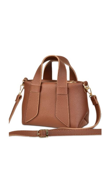 BURDEN İPEK - Laren Hand & Shoulder Bag Brown
