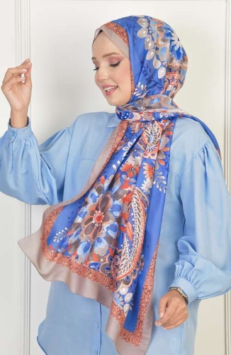 BURDEN İPEK - Layd Soft Pamuksu Desenli Şal Taş