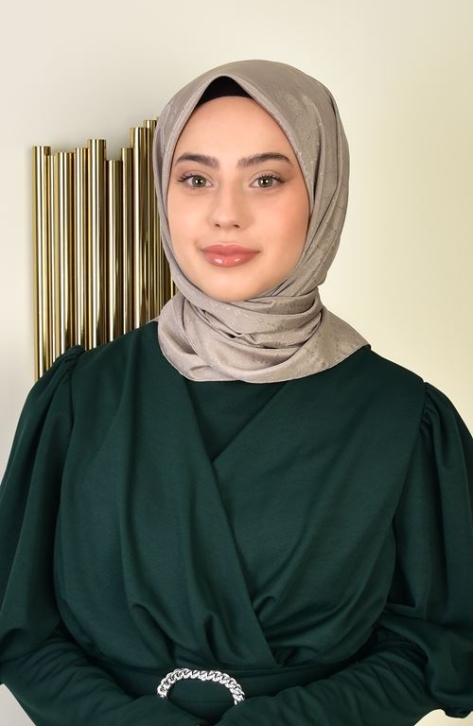 BURDEN İPEK - Luxury Platinum Scarf Dsn-1 New Gray BURDEN İPEK - Luxury Platinum Scarf Dsn-1 New Gray