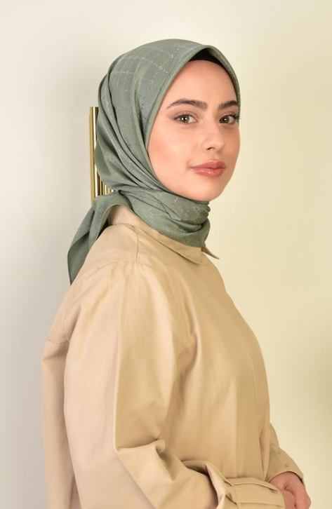 BURDEN İPEK - Luxury Platinum Scarf Dsn-1 Shadow BURDEN İPEK - Luxury Platinum Scarf Dsn-1 Shadow