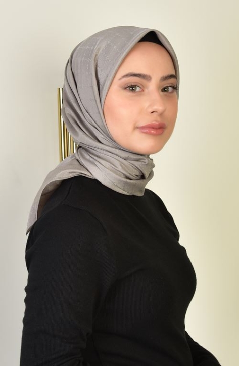 BURDEN İPEK - Luxury Platinum Scarf Dsn-1 Stone BURDEN İPEK - Luxury Platinum Scarf Dsn-1 Stone