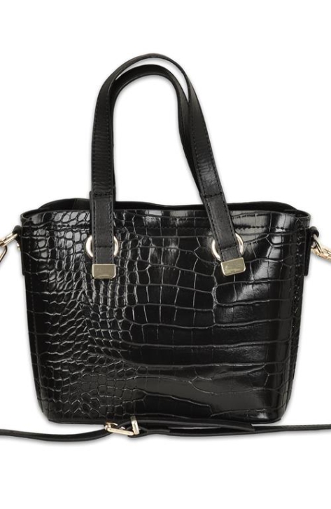 BURDEN İPEK - Mabel Hand & Cross Shoulder Bag Black