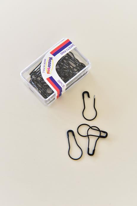 BURDEN İPEK - Pear Safety Pin Black