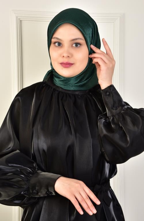 BURDEN İPEK - Platin Damla Eşarp Dsn-2 Zümrüt BURDEN İPEK - Platin Damla Eşarp Dsn-2 Zümrüt