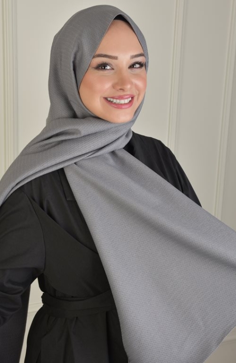 BURDEN İPEK - Royal Cashmere Winter Shawl Anthracite BURDEN İPEK - Royal Cashmere Winter Shawl Anthracite