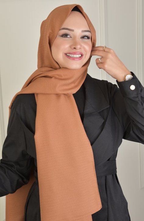 BURDEN İPEK - Royal Cashmere Winter Shawl Cinnamon BURDEN İPEK - Royal Cashmere Winter Shawl Cinnamon