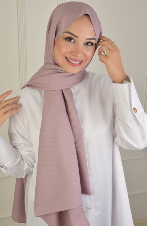 BURDEN İPEK - Royal Cashmere Winter Shawl Powder BURDEN İPEK - Royal Cashmere Winter Shawl Powder