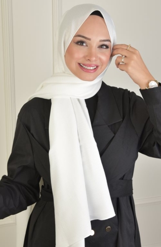 BURDEN İPEK - Royal Kaşmir Kışlık Şal Ekru