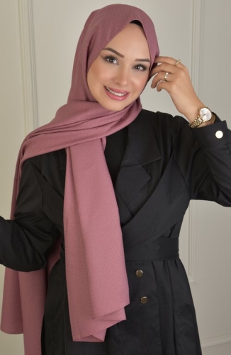 BURDEN İPEK - Royal Kaşmir Kışlık Şal Gül Kurusu