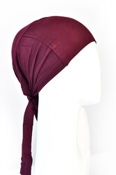 BURDEN İPEK - Seamless Combed Underscarf Claret Red