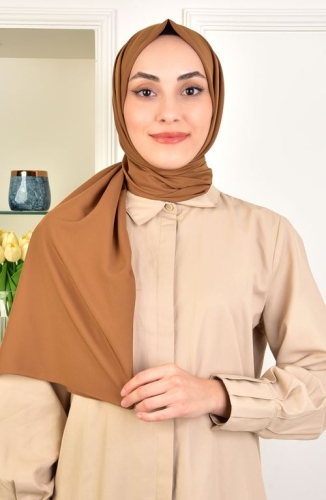 BURDEN İPEK - Şifon Düz Şal Mirket