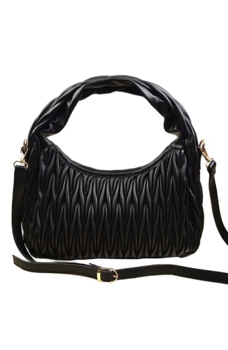 BURDEN İPEK - Sırma Hand & Shoulder Bag Black