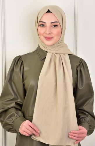 BURDEN İPEK - Soft Breeze Pamuksu Şal Bej