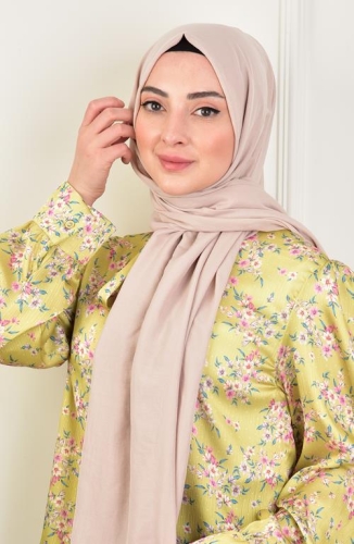 BURDEN İPEK - Soft Breeze Pamuksu Şal BİSKÜVİ BEJİ 1284 BURDEN İPEK - Soft Breeze Pamuksu Şal BİSKÜVİ BEJİ 1284