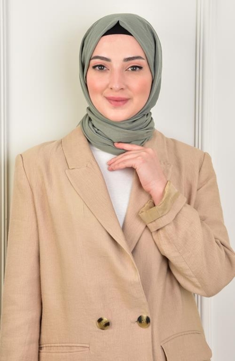 BURDEN İPEK - Soft Breeze Pamuksu Şal Çağla