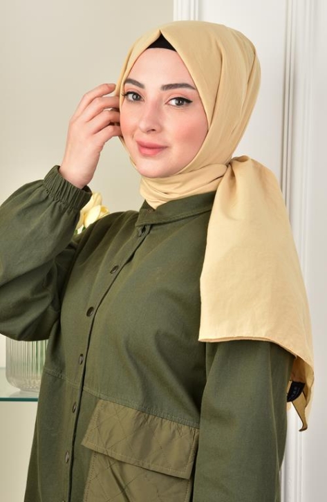 BURDEN İPEK - Soft Breeze Pamuksu Şal Gold