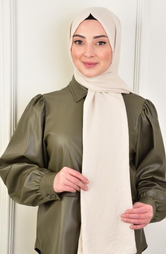 BURDEN İPEK - Soft Breeze Pamuksu Şal Kum Beji