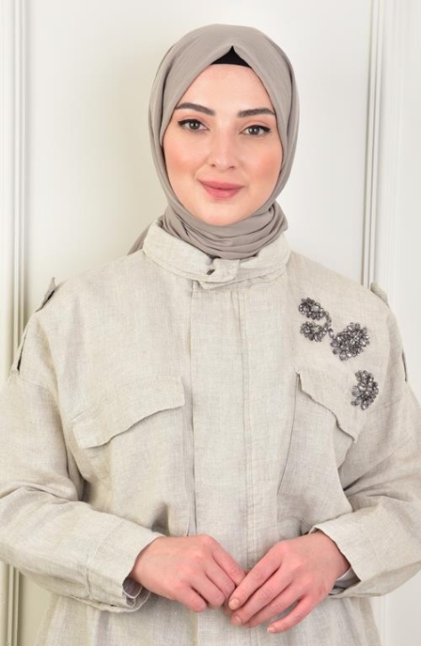 BURDEN İPEK - Soft Breeze Pamuksu Şal Taş