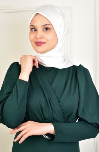 BURDEN İPEK - Soft Rayon Düz Eşarp Ekru