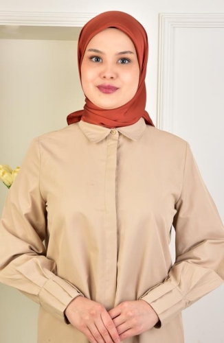 BURDEN İPEK - Soft Rayon Düz Eşarp Kiremit