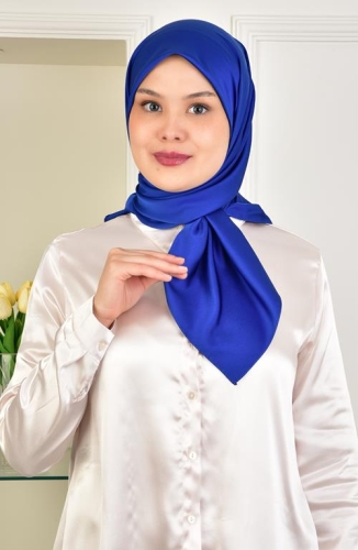 BURDEN İPEK - Soft Rayon Düz Eşarp Saks