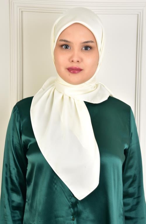 BURDEN İPEK - Soft Rayon Düz Eşarp Krem BURDEN İPEK - Soft Rayon Düz Eşarp Krem