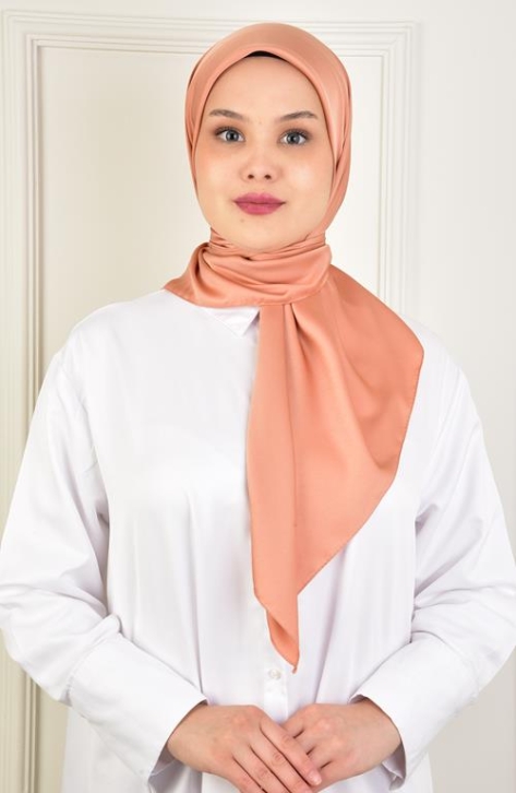 BURDEN İPEK - Soft Rayon Düz Eşarp Şeftali Tüyü BURDEN İPEK - Soft Rayon Düz Eşarp Şeftali Tüyü