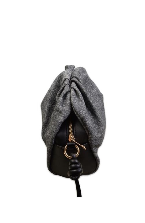 BURDEN İPEK - Stella Denim Crossbody Bag Black BURDEN İPEK - Stella Denim Crossbody Bag Black