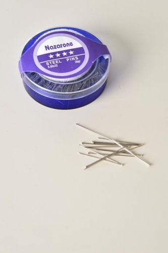 BURDEN İPEK - Süngerli Çelik Toplu İğne Gümüş BURDEN İPEK - Süngerli Çelik Toplu İğne Gümüş