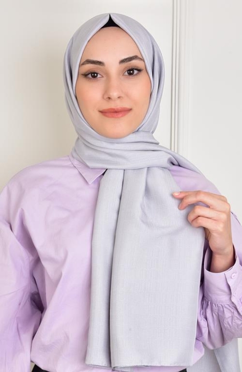 BURDEN İPEK - Vanessa Shawl Silver BURDEN İPEK - Vanessa Shawl Silver